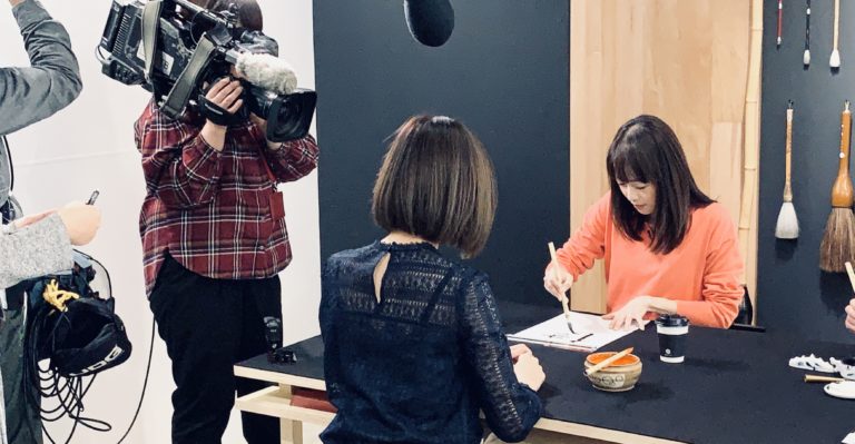 HTB北海道テレビ放送イチオシ『ジブンイロ』出演 | 札幌市中央区円山の会員制書道教室「華」